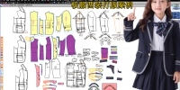 29童装校服-西装制版西服+放码