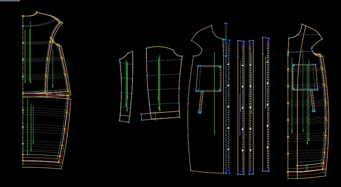 121-122课.羽绒服放码