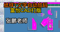 52纸样-移动纸样到结构线位置-富怡CAD打版